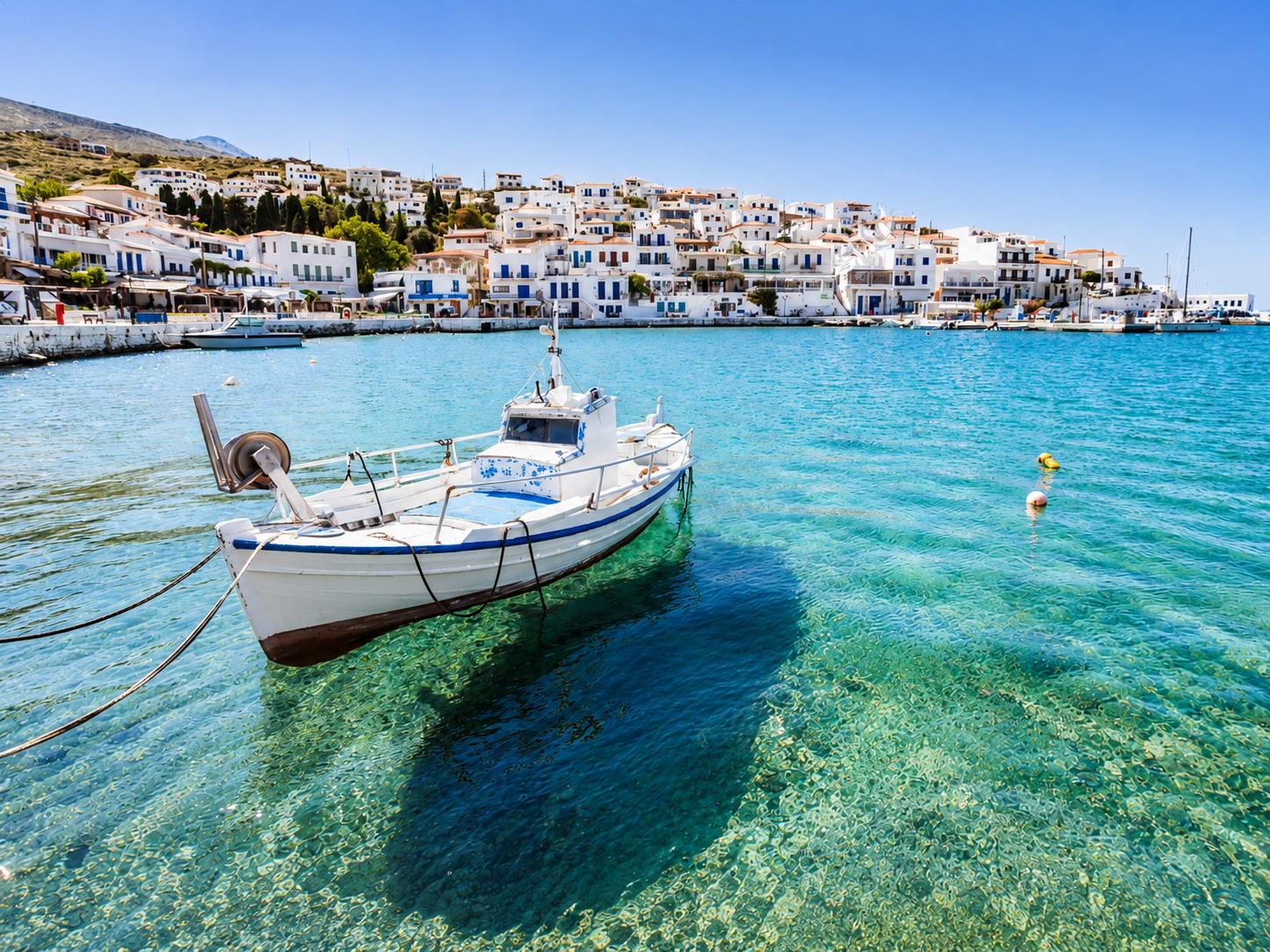 Batsi harbour, Andros